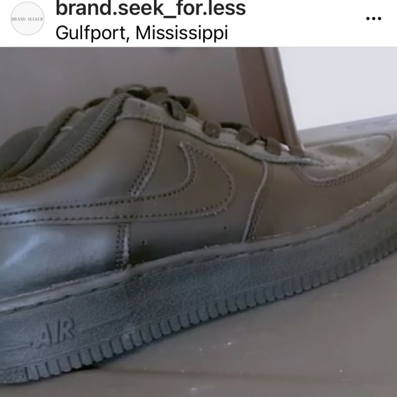 All black Air Force 1s - Picture 2 of 5